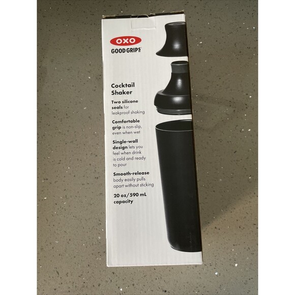 OXO Good Grips Black Plastic Cocktail Shaker - New in Box - Picture 4 of 10